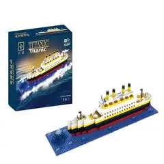 GENERICO - Rompecabezas Bloque Armable Barco Titanic 607 Piezas