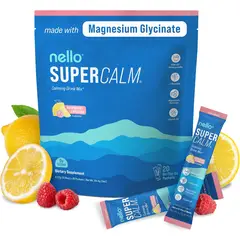GENERICO - Glicinato De Magnesio Super Calm Bebida En Polvo 20u Berries