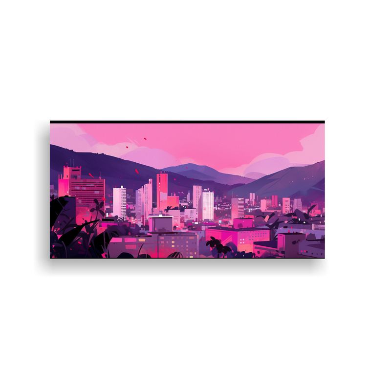 GENERICO - Cuadro Abstracto Sensibilidad En Santiago En 100x50 Cm