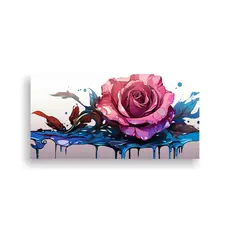 GENERICO - Lienzo De Tela Dibujo Impactante Lienzo De Goteo 60x30 Cm