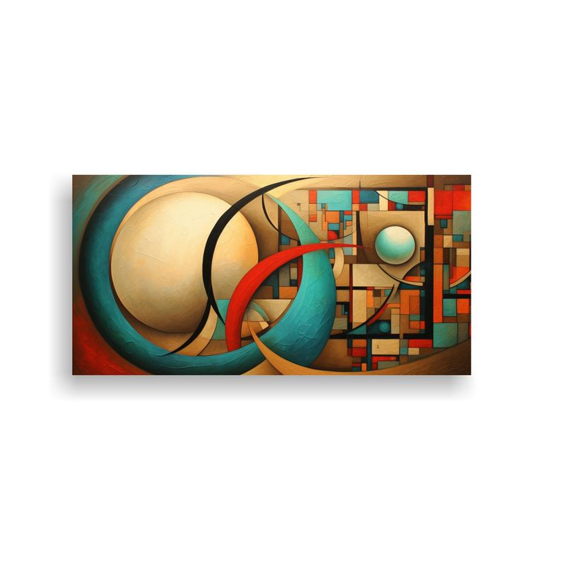 GENERICO - Cuadro En Bastidor Belleza Natural Arabesque 80x40 Cm