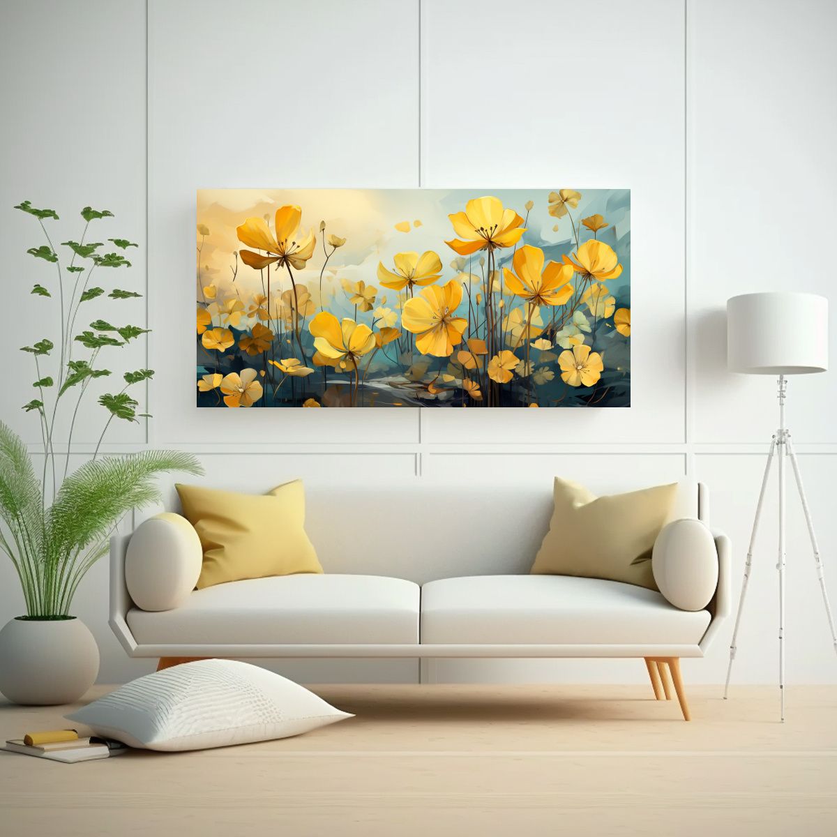 GENERICO - Pintura Decorativa Neonoir Patrona De Arte 100x50 Cm