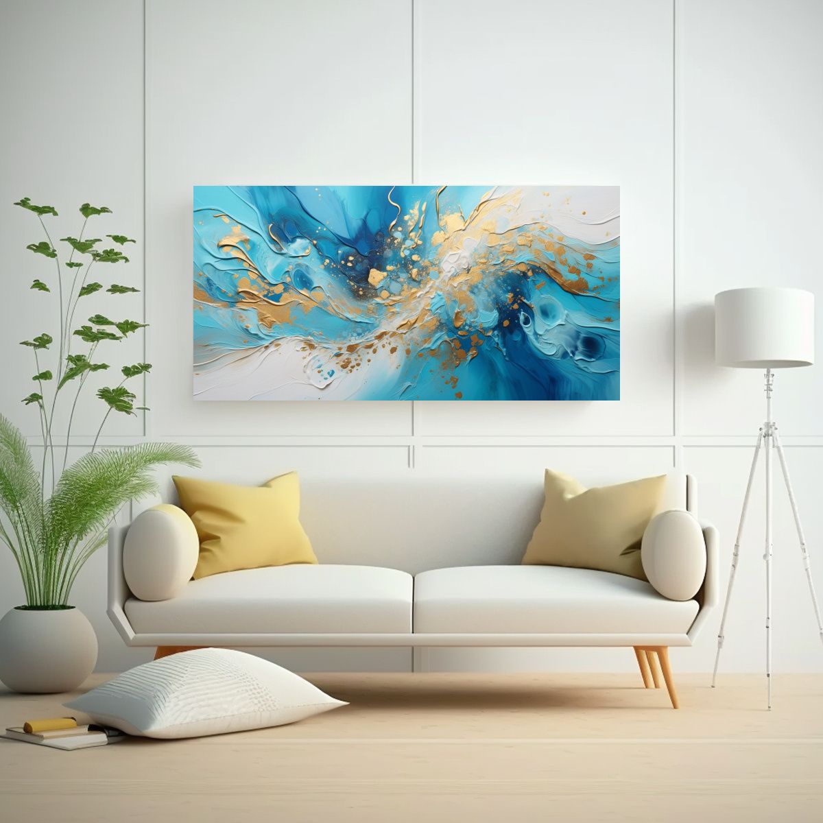 GENERICO - Arte Calidos Interiores Pintura Colores 60x30 Cm