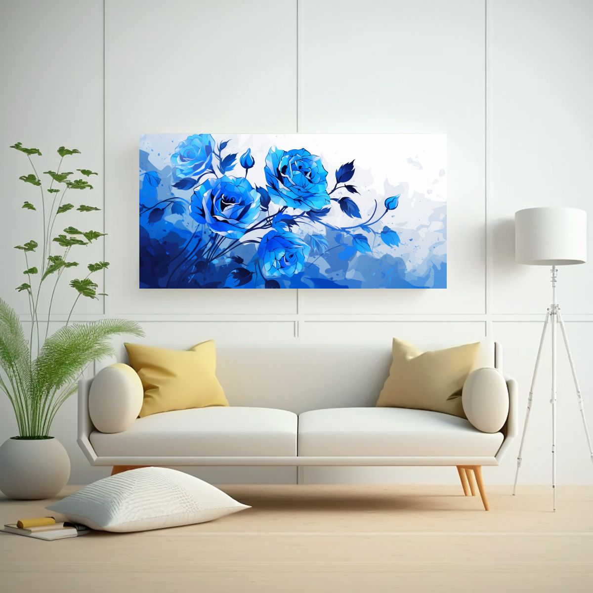 GENERICO - Pintura Decorativa Enigmática Con Atmósfera 60x30 Cm