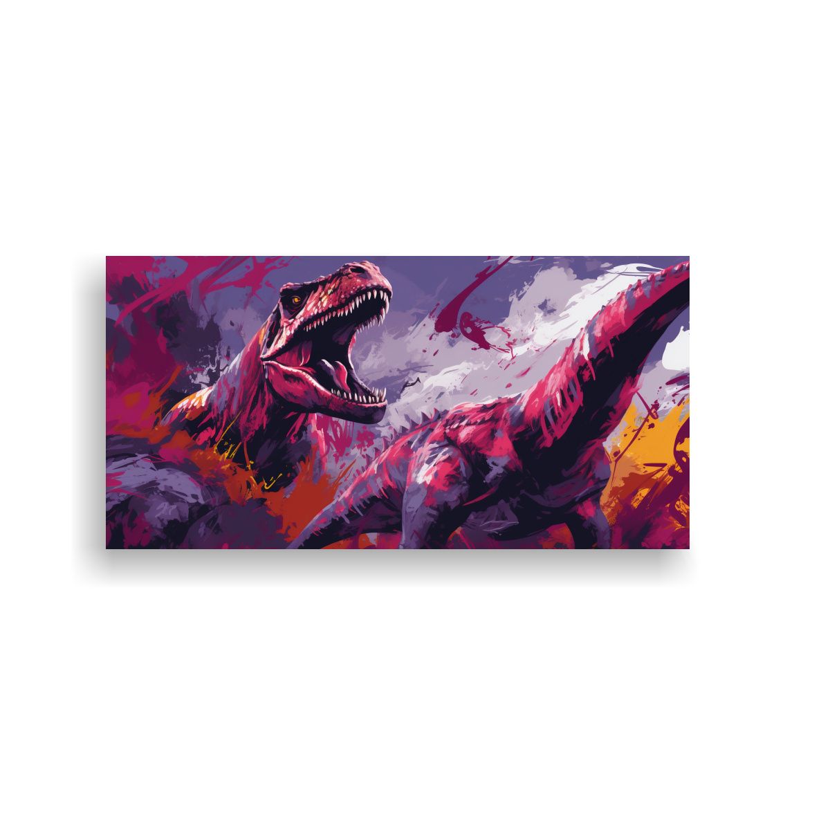 GENERICO - Pinturas Decorativas De Dinosaurios Legendarios 80x40 Cm