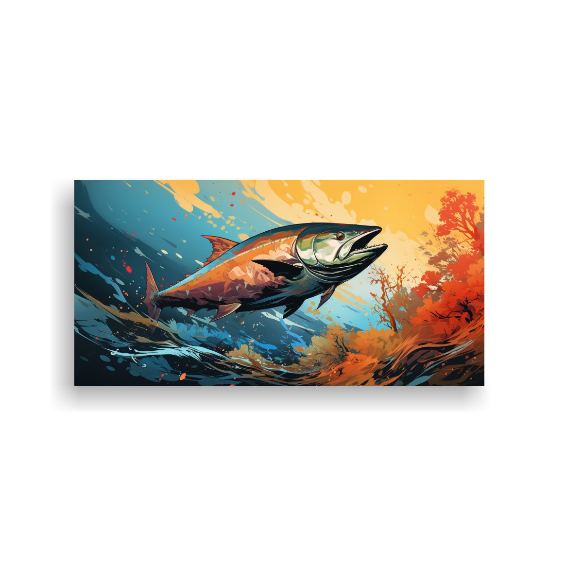 GENERICO - Pinturas Decorativas Neo Pop En Tonos Suavemente 100x50 Cm