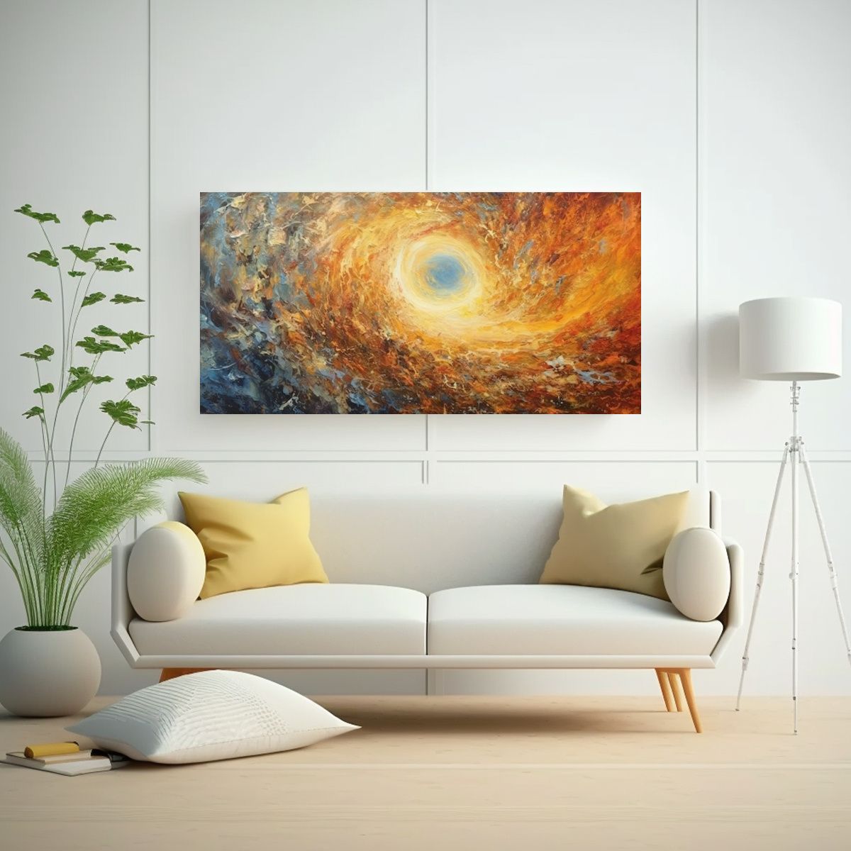 GENERICO - Pinturas Decorativas Abstractas Que Exploran La 80x40 Cm