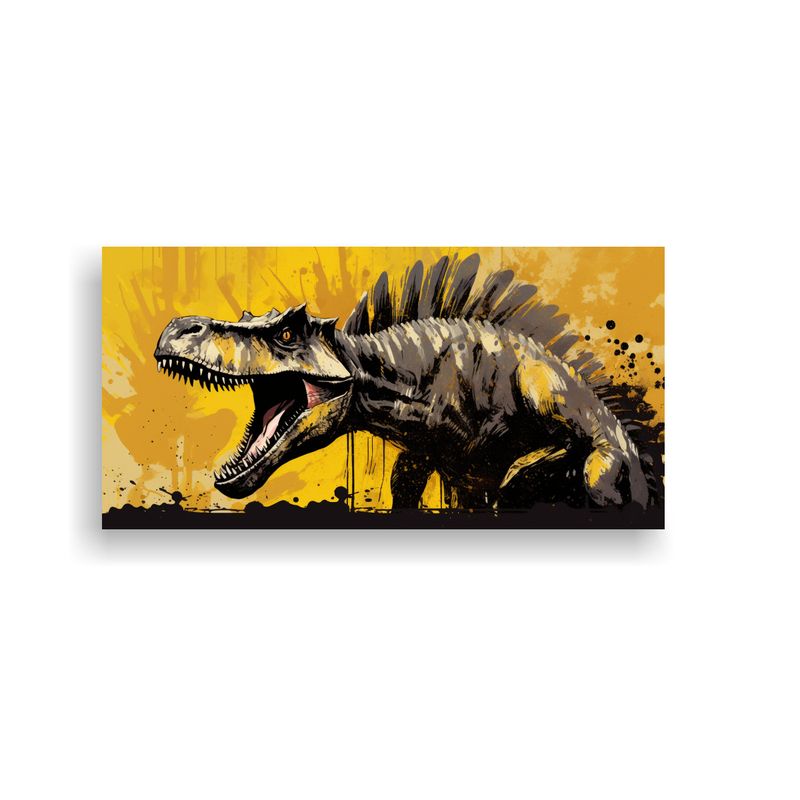 GENERICO - Cuadro Decorativo De Spinosaurus En Colores 60x30 Cm