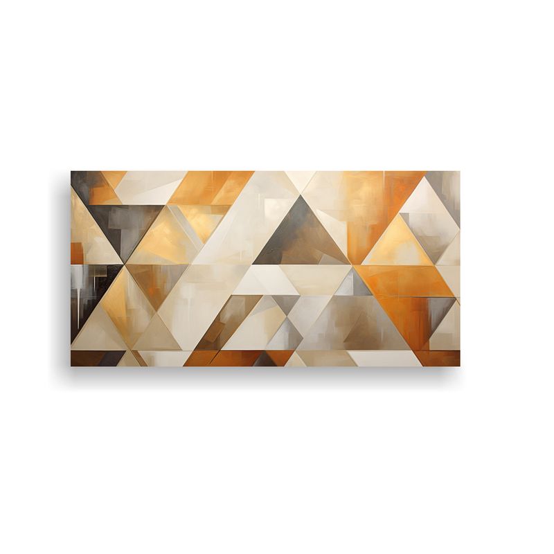 GENERICO - Pintura Movimiento Alegría Estilo Ligero En 100x50 Cm