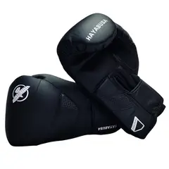 GENERICO - Guantes De Boxeo Profesional Hayabusa T3 Black Glossy 14 OZ