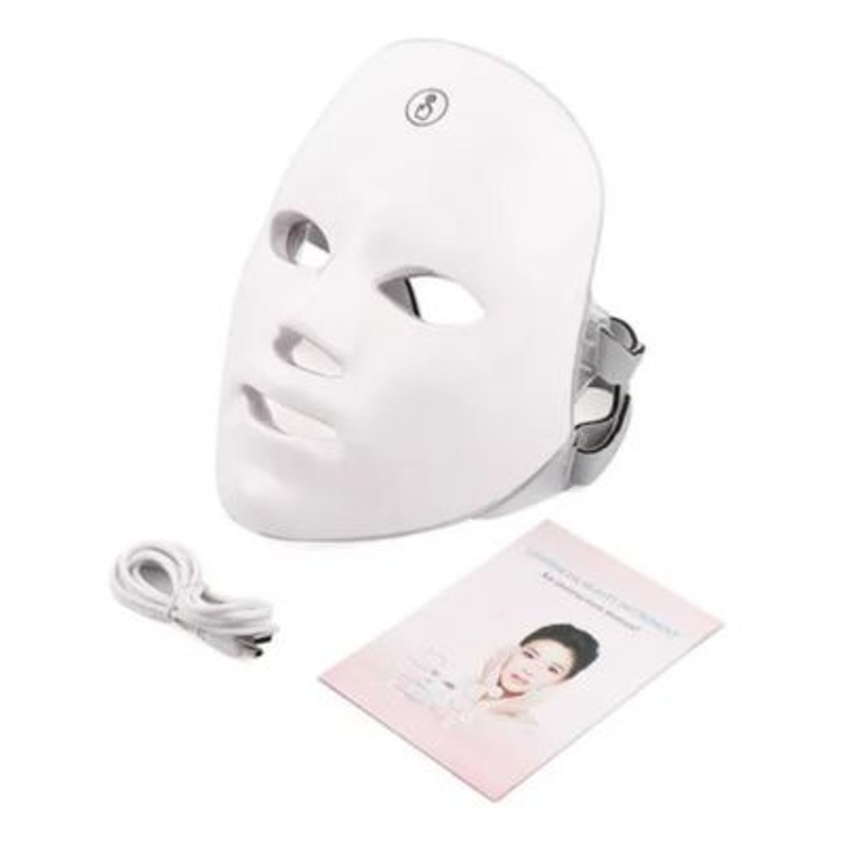 GENERICO - Máscara de Belleza LED Recargable con Control Táctil  Terapia Facial