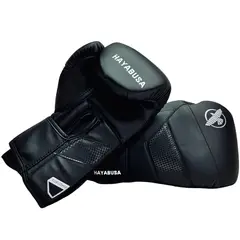 GENERICO - Guantes De Boxeo Profesional Hayabusa T3 Black Glossy 14 OZ