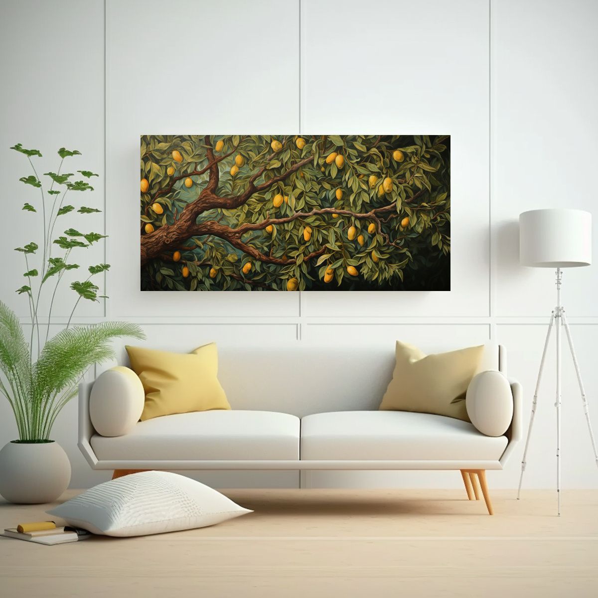 GENERICO - Pintura Abstracta Detallada Estilo óleo De Un 100x50 Cm