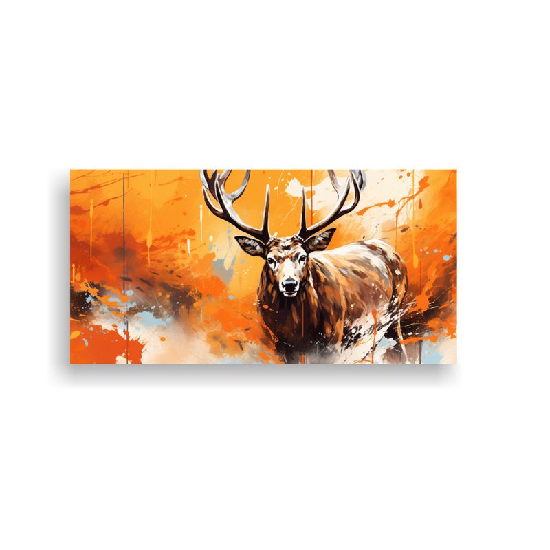 GENERICO - Cuadro Venta Animales Legendarios En Tonos 60x30 Cm