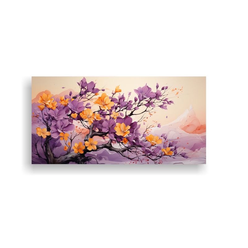GENERICO - Cuadro Juvenil Estilo Galería Árbol De Acebo 100x50 Cm