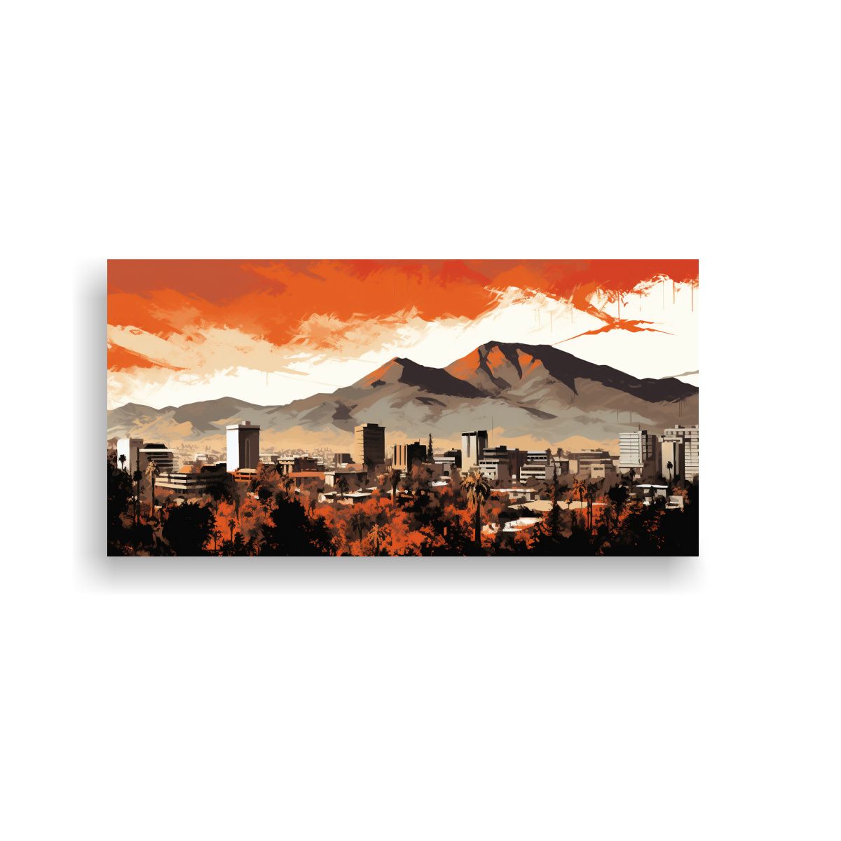 GENERICO - Pinturas Decorativas Para Dar Vida A Santiago En 100x50 Cm