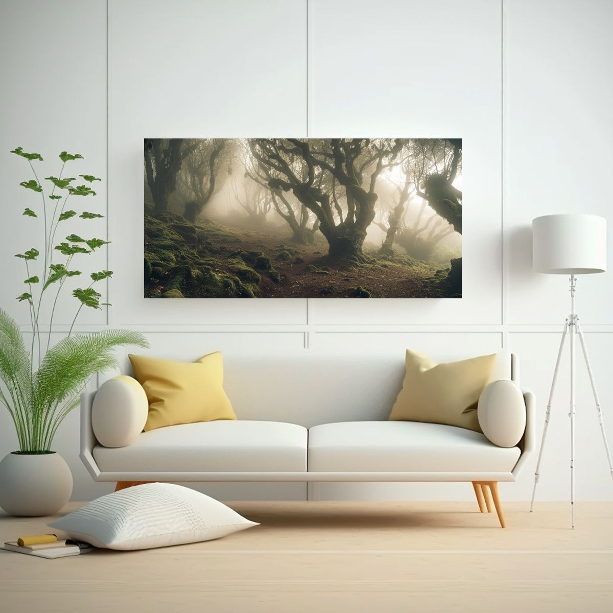 GENERICO - Pintura Decorativa De Bosque De Fanal En 100x50 Cm