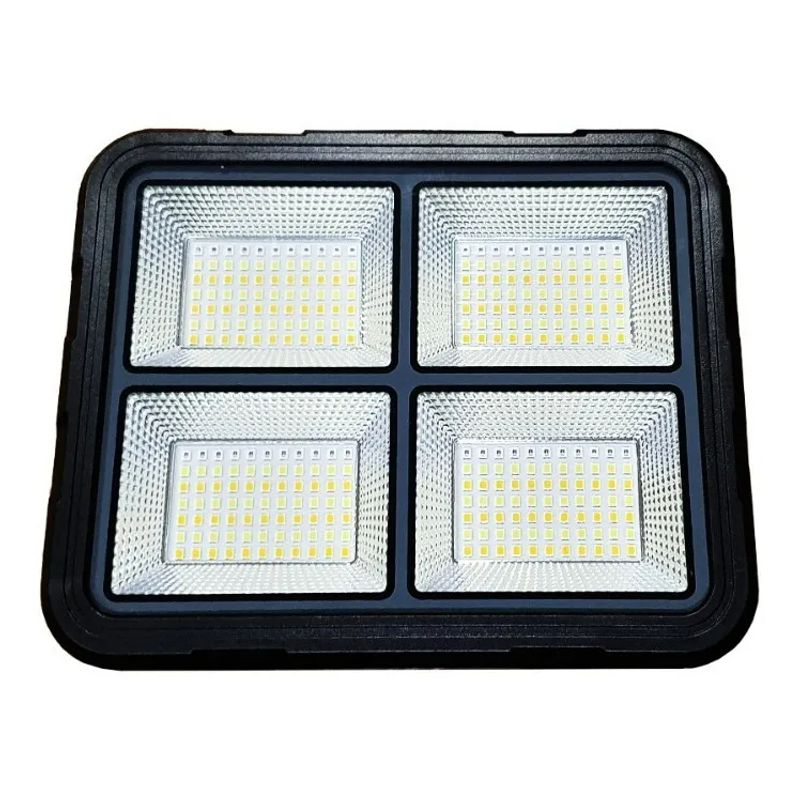 GENERICO - Kit Foco Led 200w Portatil Solar Recargable Emergencia Usb