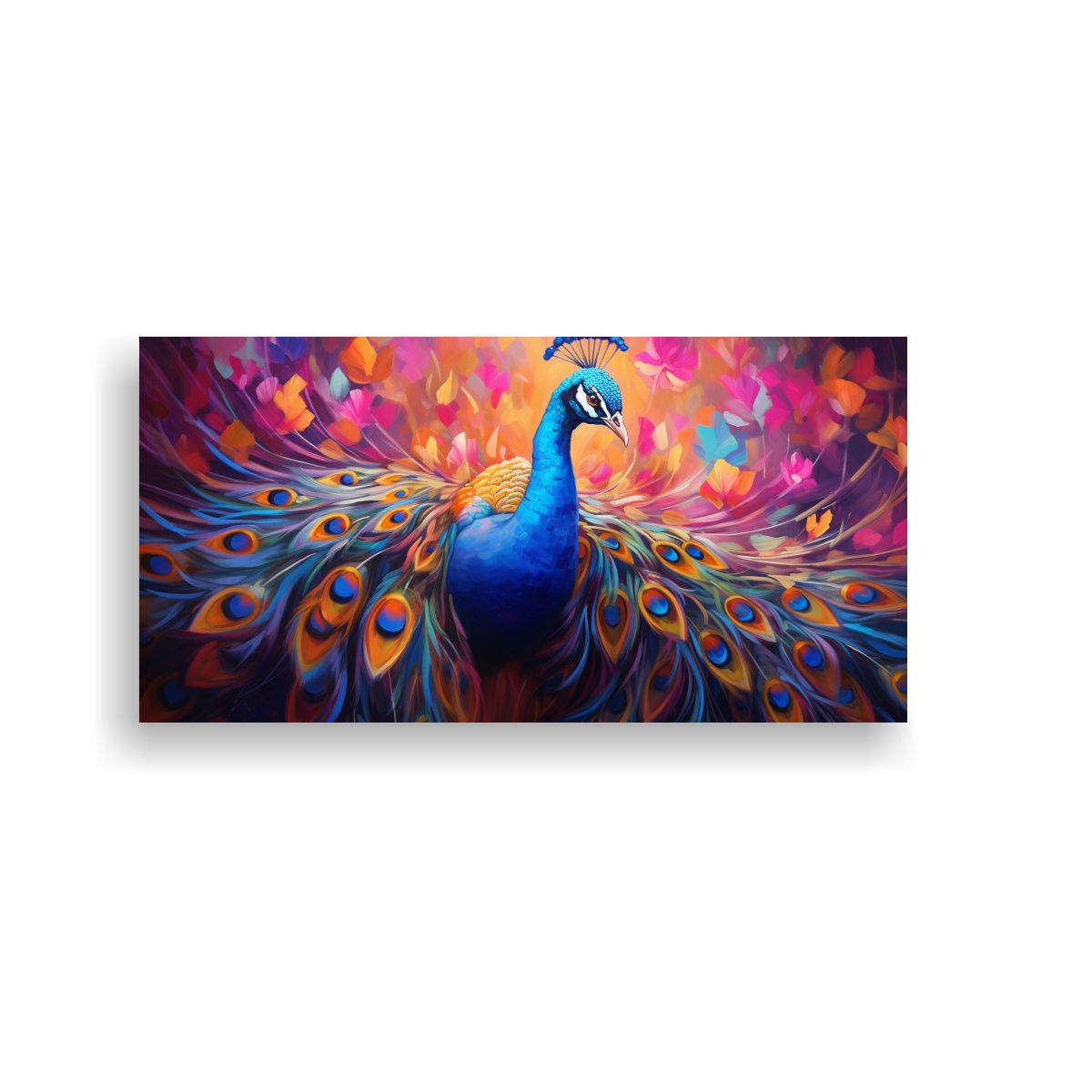 GENERICO - Cuadro De Lienzo De Tela Con Estilo De Pintura Al 60x30 Cm