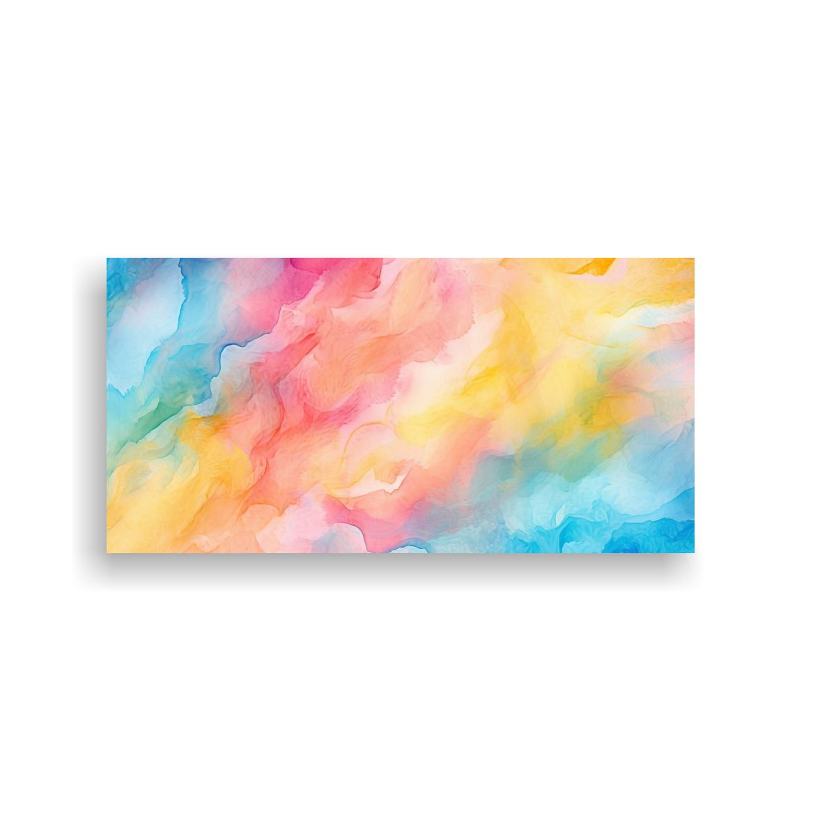 GENERICO - Cuadroes De Fantasía Acuarela Brillante Y 60x30 Cm