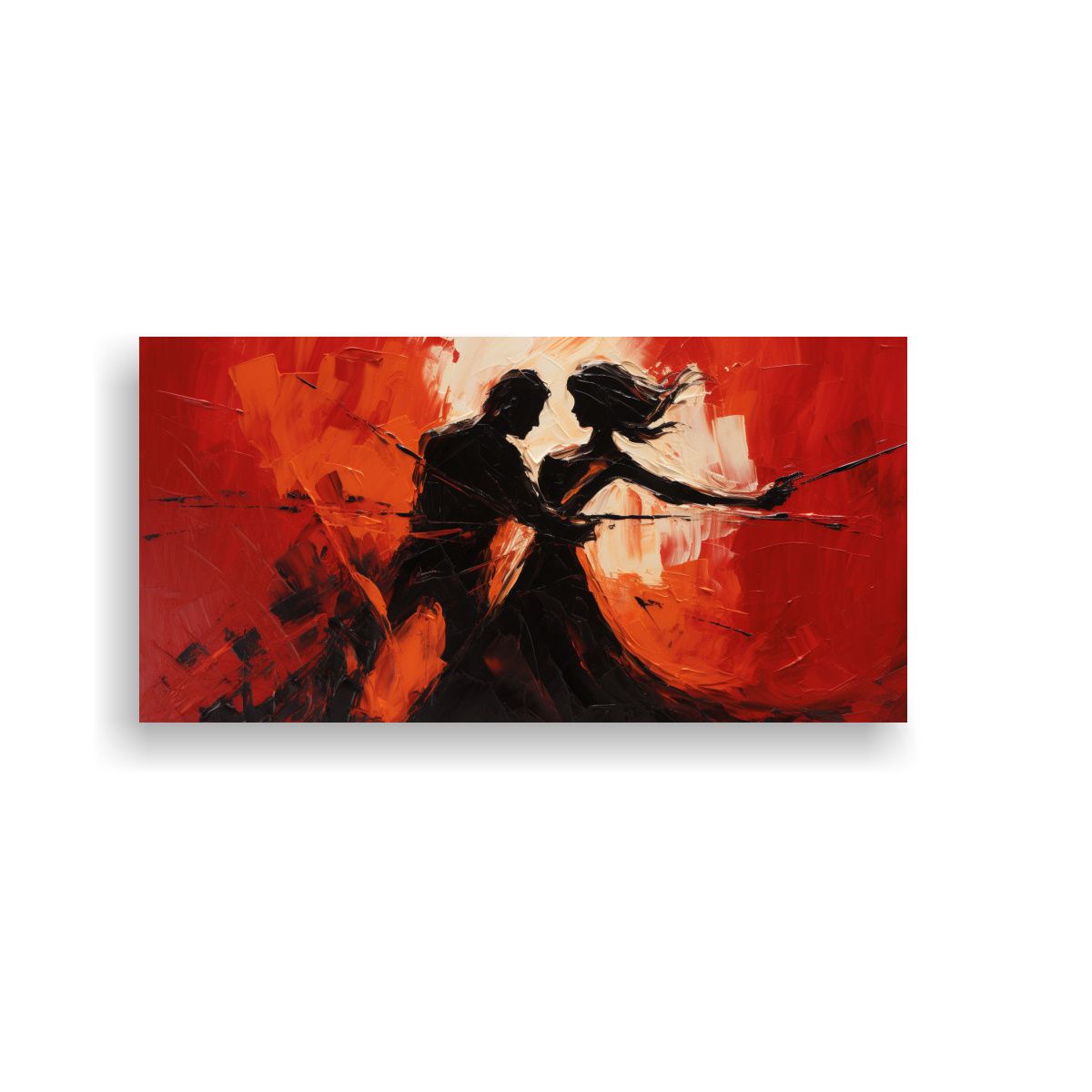 GENERICO - Cuadro En Bastidor De Abstracción Para Decorar 100x50 Cm