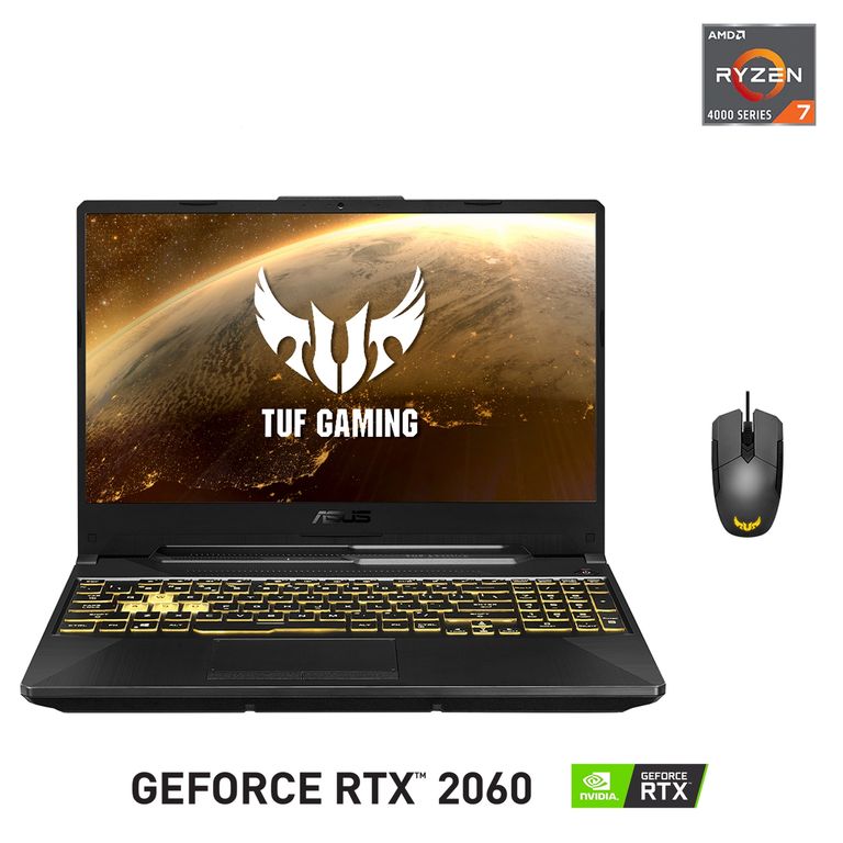 ASUS Notebook Gamer TUF Gaming A15 AMD Ryzen 7-4800H 16GB RAM
