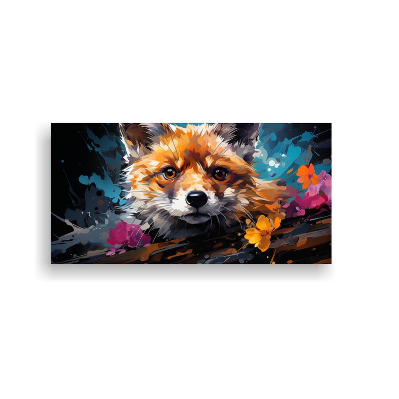 GENERICO - Cuadro De Pared Fotografía De Salón Weasels En 100x50 Cm