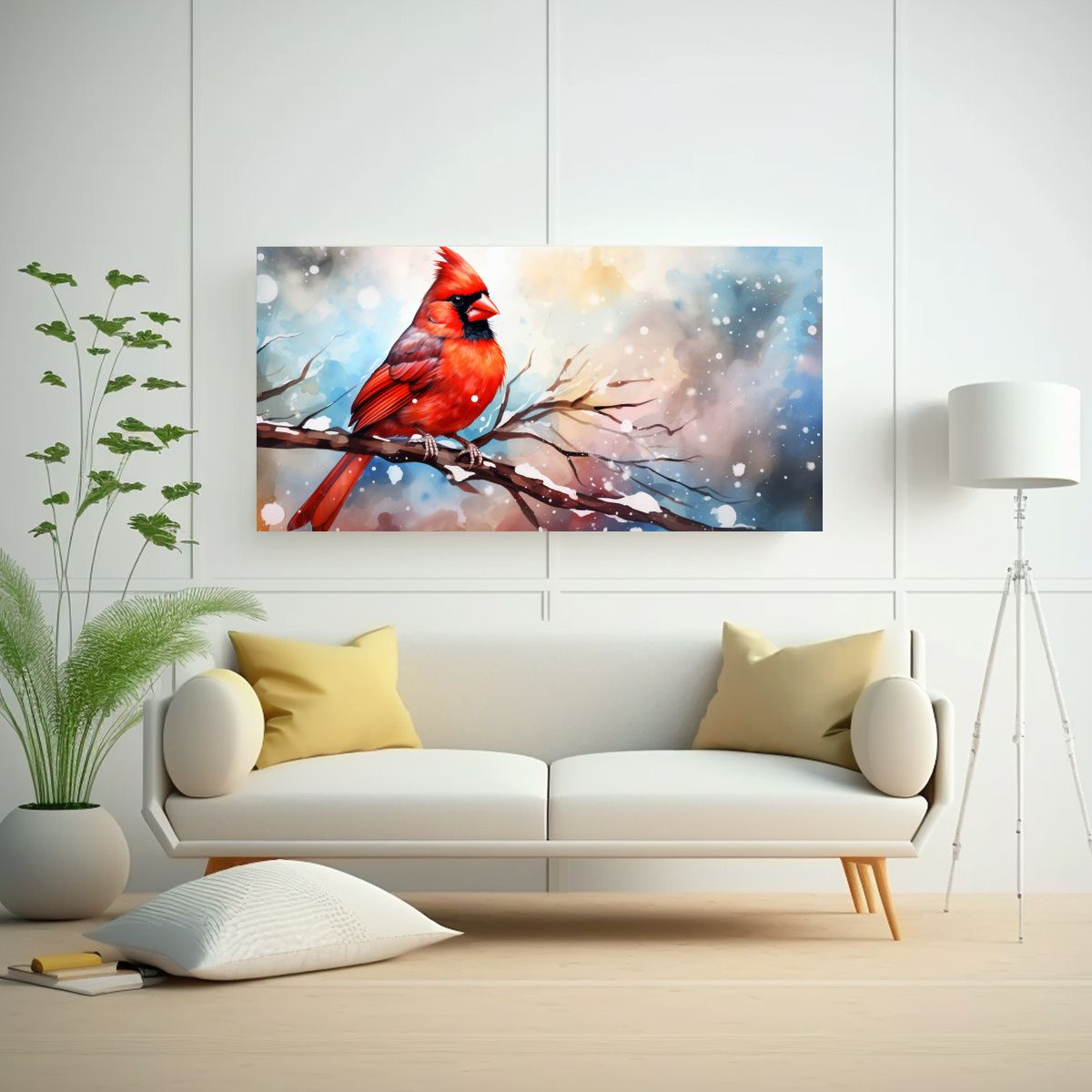 GENERICO - Pintura Lienzo Intensidad Color Acuarelas 100x50 Cm