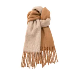 BLWOENS - Bufanda de mujer de invierno - Café