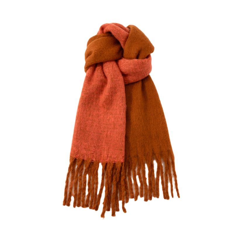 BLWOENS - Bufanda de mujer de invierno - Rojo