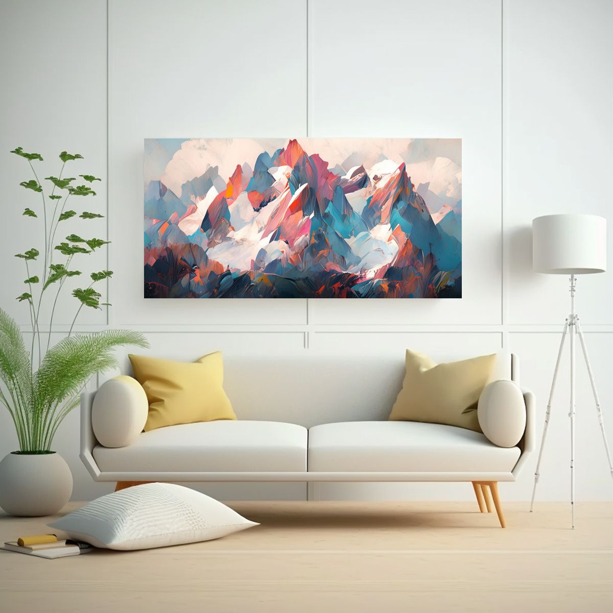 GENERICO - Cuadros Decorativos Inspirados En Cimas Y 100x50 Cm