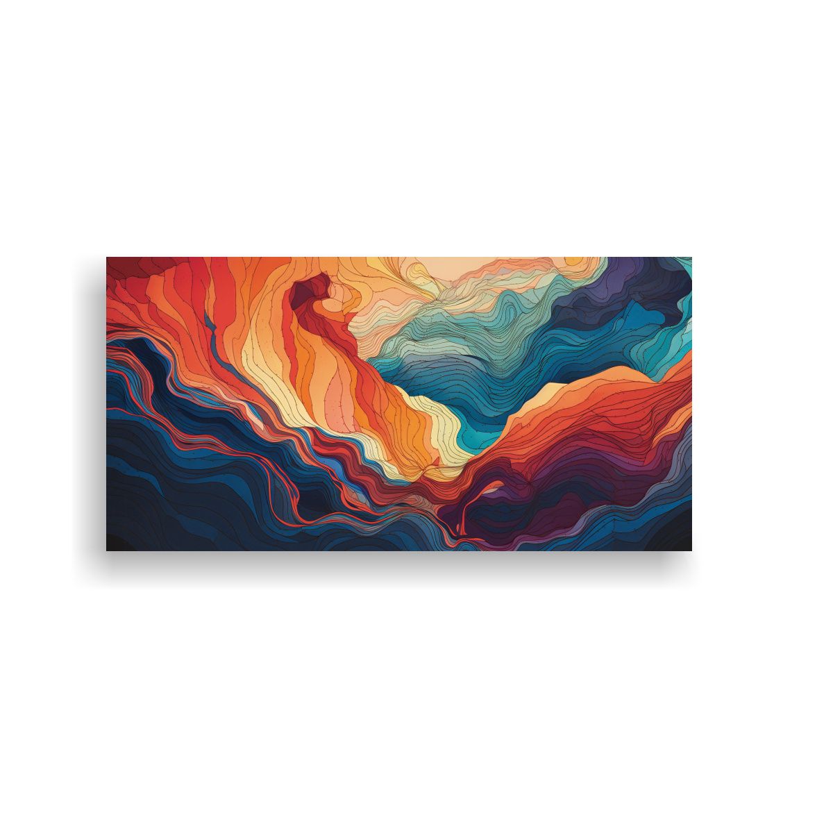 GENERICO - Pinturas Decorativas De Arte De Pared Vintage 80x40 Cm