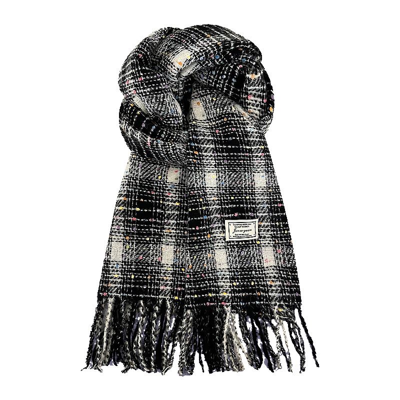 BLWOENS - Bufanda de mujer de invierno - Negro
