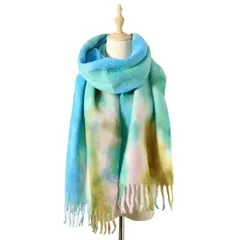 BLWOENS - Bufanda de mujer de invierno - Azul