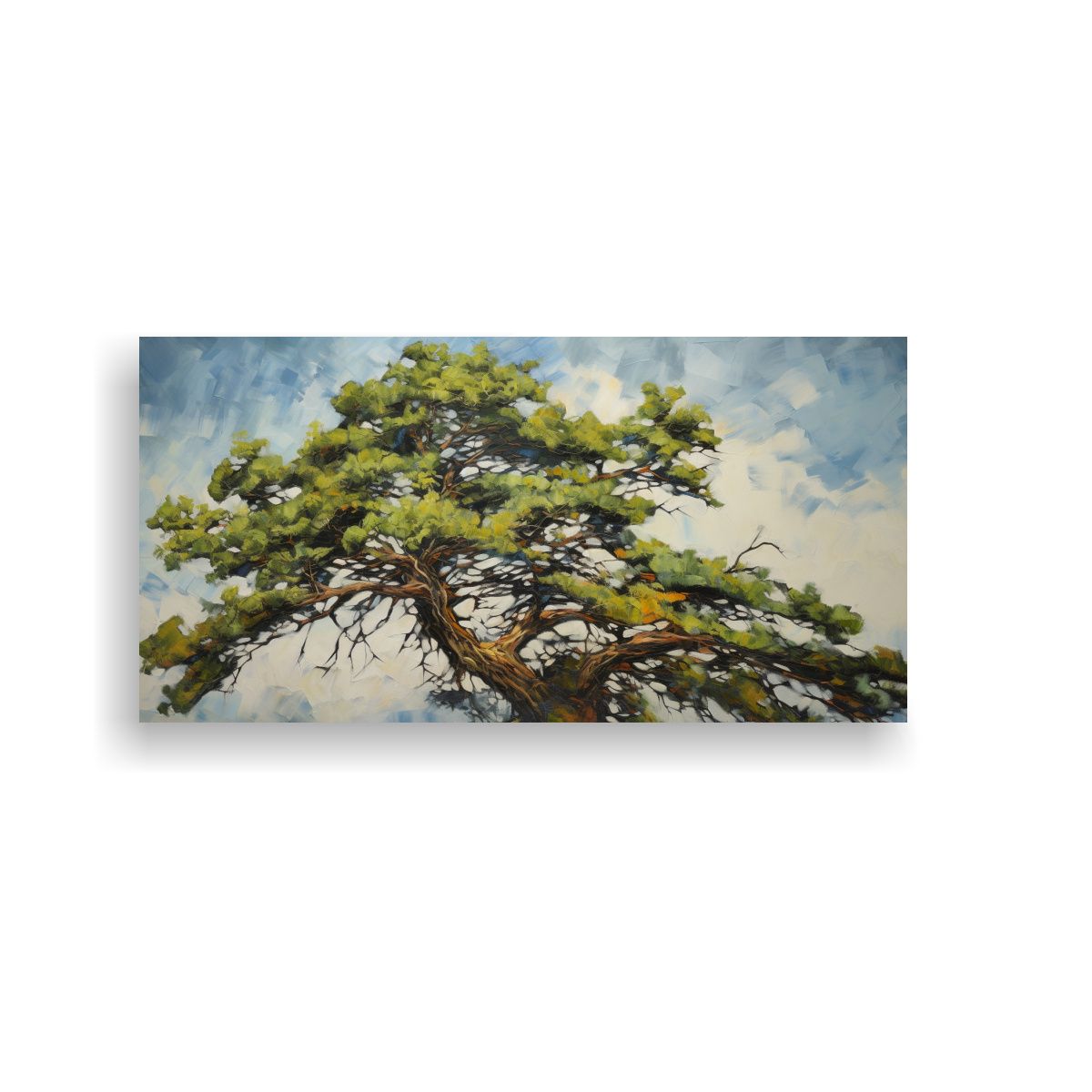 GENERICO - Pintura Abstracta Estilo óleo De Alta Calidad 80x40 Cm