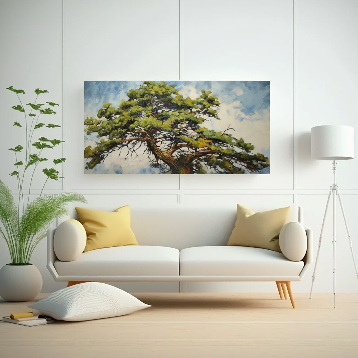 GENERICO - Pintura Abstracta Estilo óleo De Alta Calidad 80x40 Cm