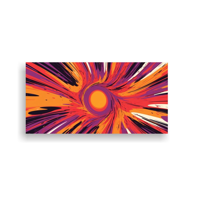 GENERICO - Pintura Decorativa Con Ambiente Espectacular En 60x30 Cm