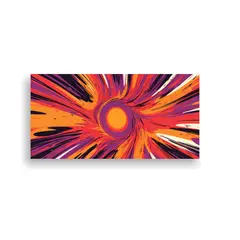 GENERICO - Pintura Decorativa Con Ambiente Espectacular En 60x30 Cm