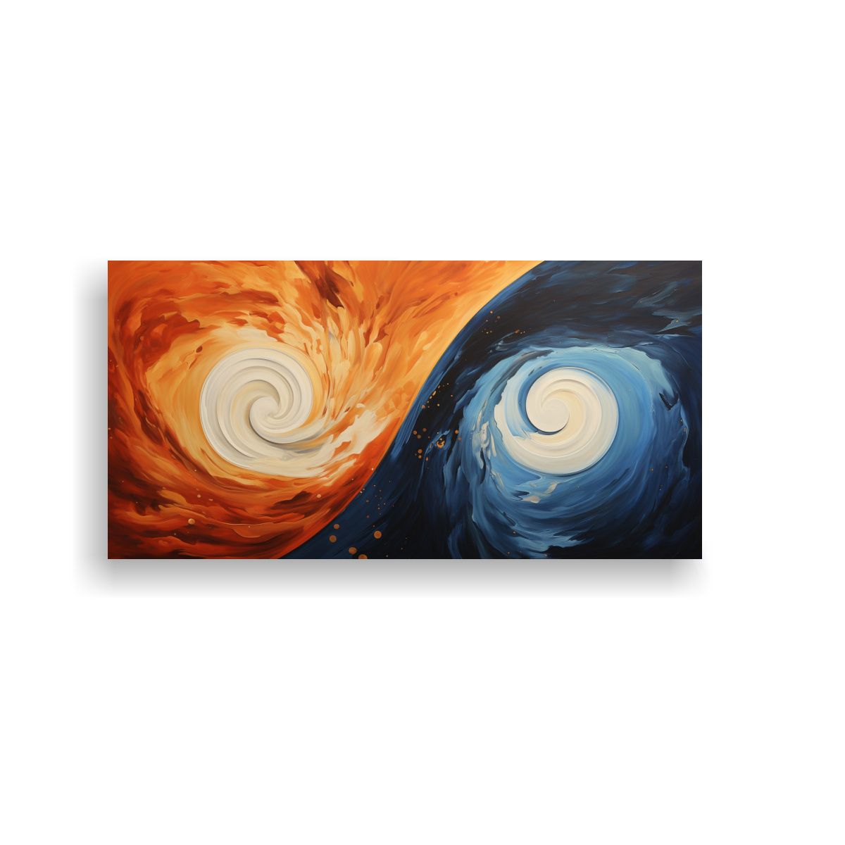 GENERICO - Cuadros Abstractos Para Sala Con Formas En 100x50 Cm