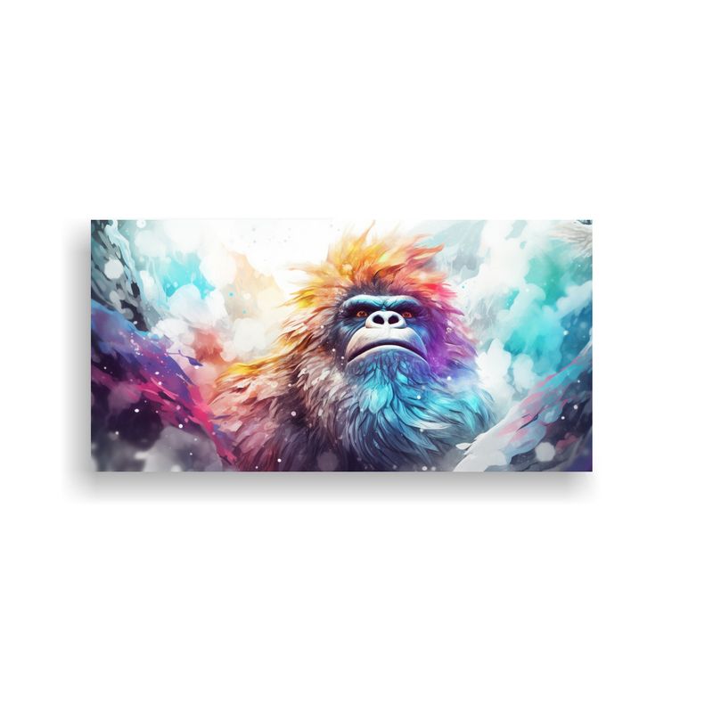 GENERICO - Pintura Urbana Colorida Estilo Acuarela De Un 80x40 Cm