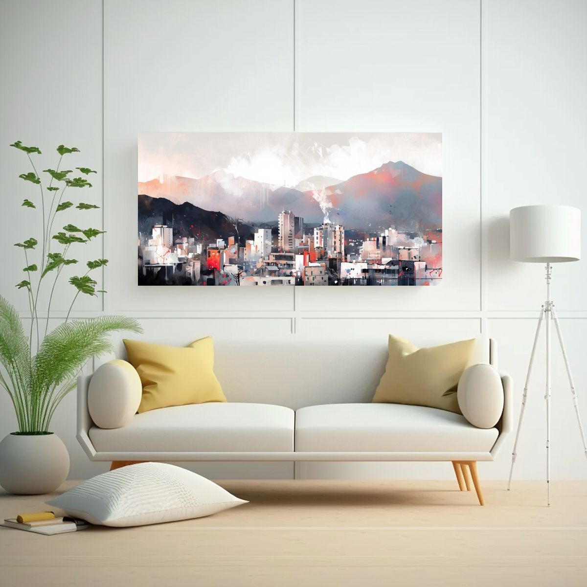 GENERICO - Pinturas Decorativas En Blanco Para Crear Calidez 100x50 Cm