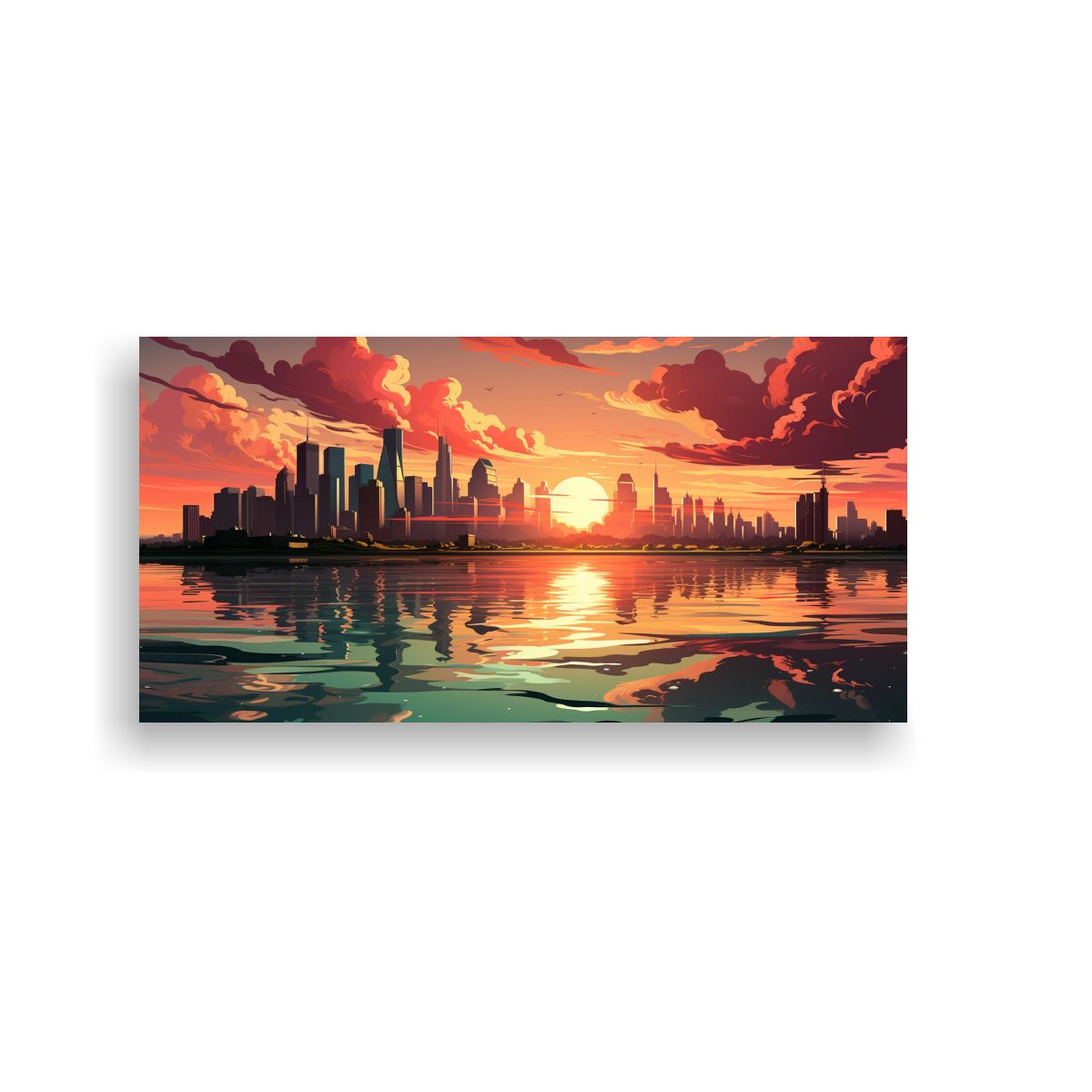 GENERICO - Pintura De Pared Inspiración Belleza Natural 60x30 Cm