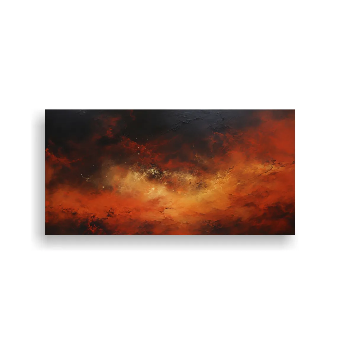 GENERICO - Cuadro Abstracto A Night Sky Con Colores 80x40 Cm