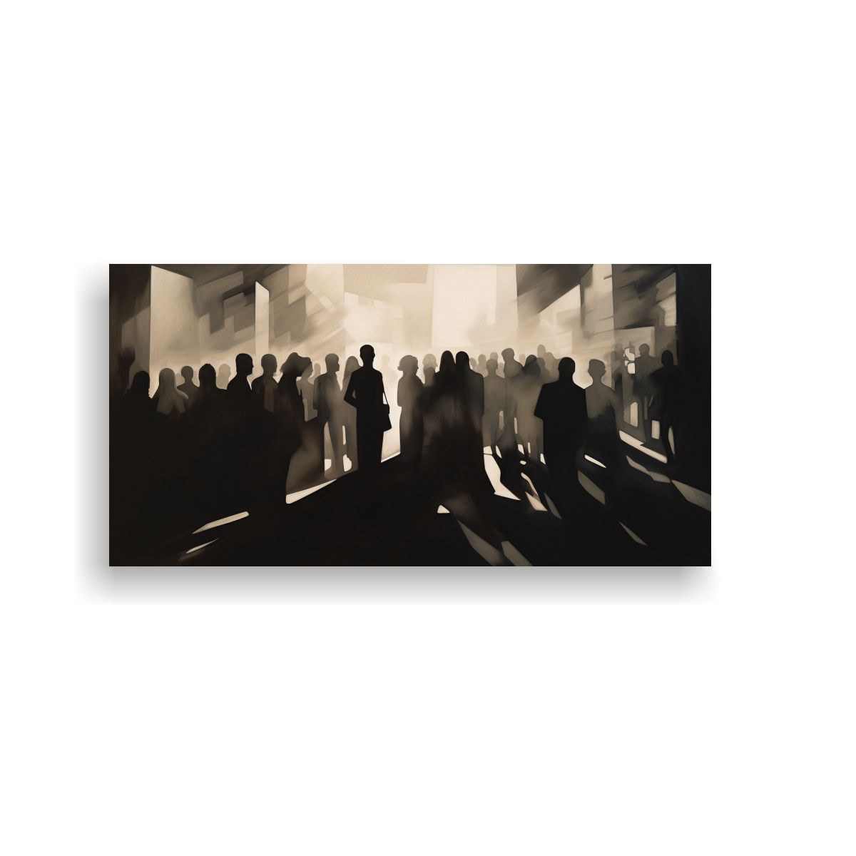 GENERICO - Pinturas Decorativas Abstractas Elusive Sombras 100x50 Cm