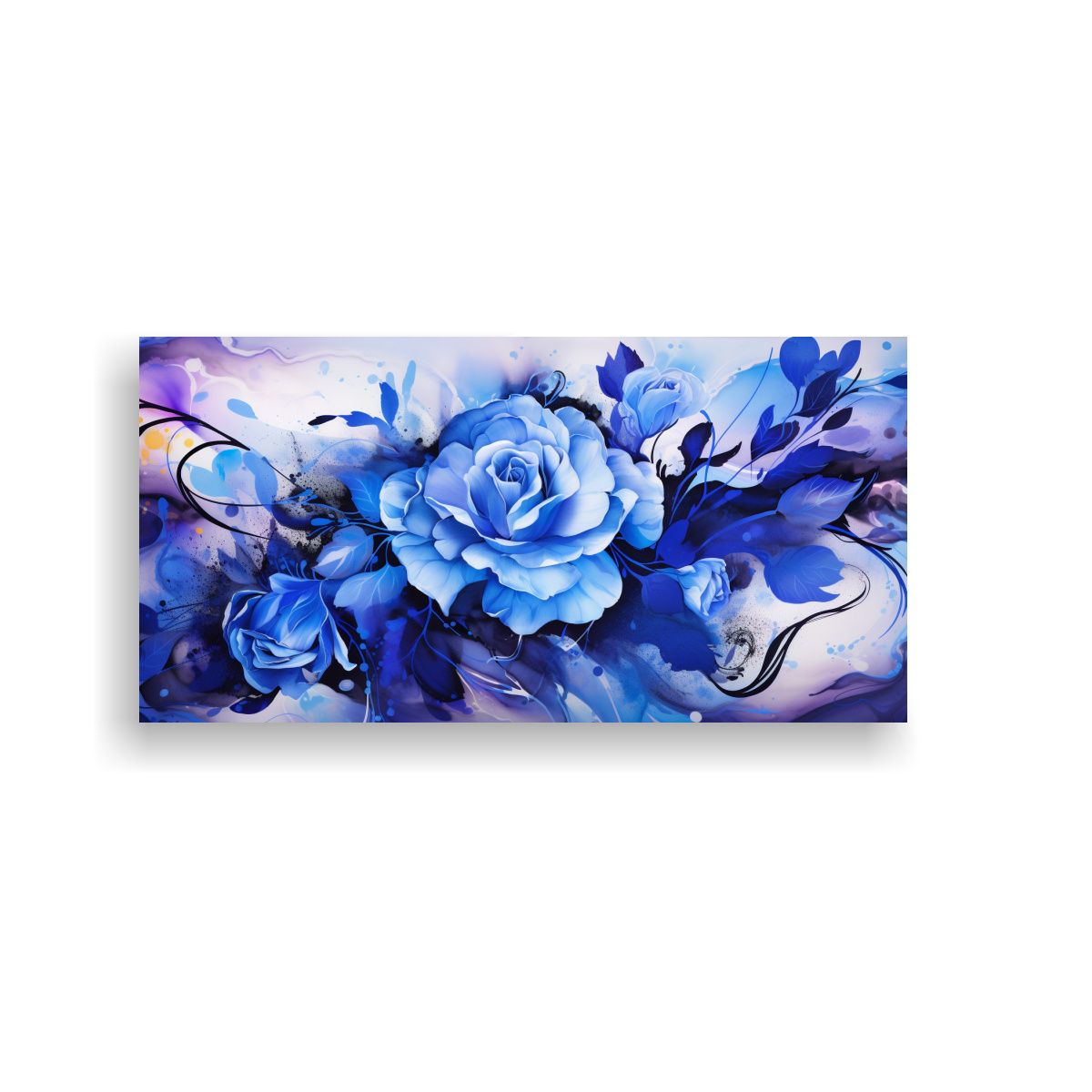 GENERICO - Cuadro Tela Sublimada Atmosfera Neonoir Estilo 100x50 Cm