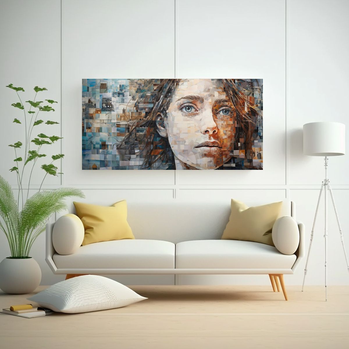 GENERICO - Pinturas Decorativas Que Fusionan Recuerdos 80x40 Cm