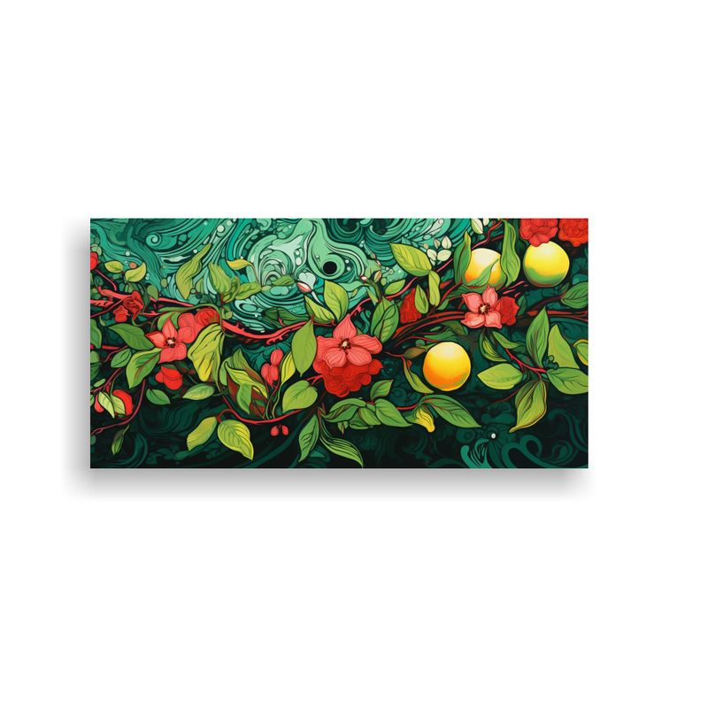 GENERICO - Pintura De Decoración Con Bastidor En Tonos 60x30 Cm