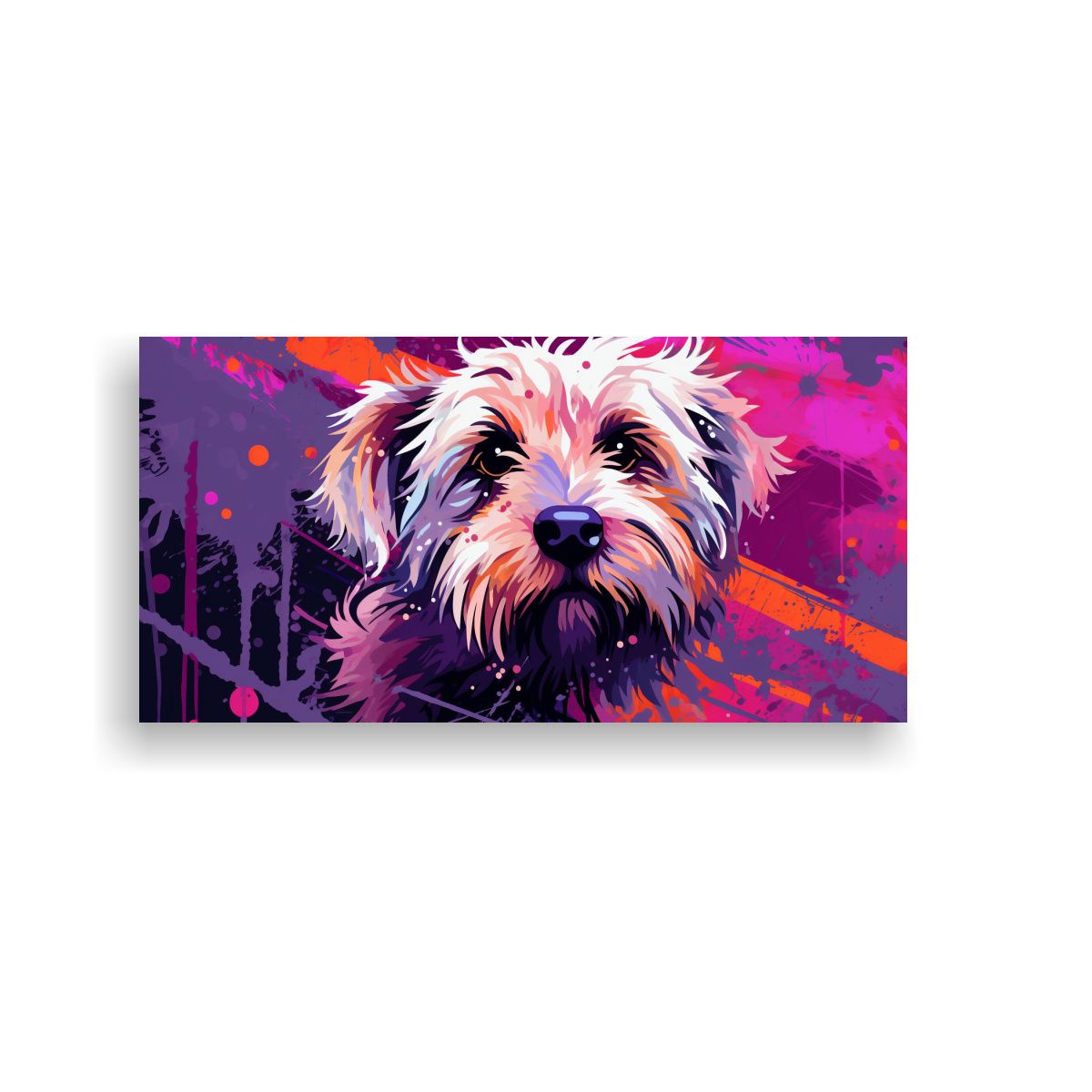 GENERICO - Pintura Decorativa Innovadora De Mascota En 80x40 Cm