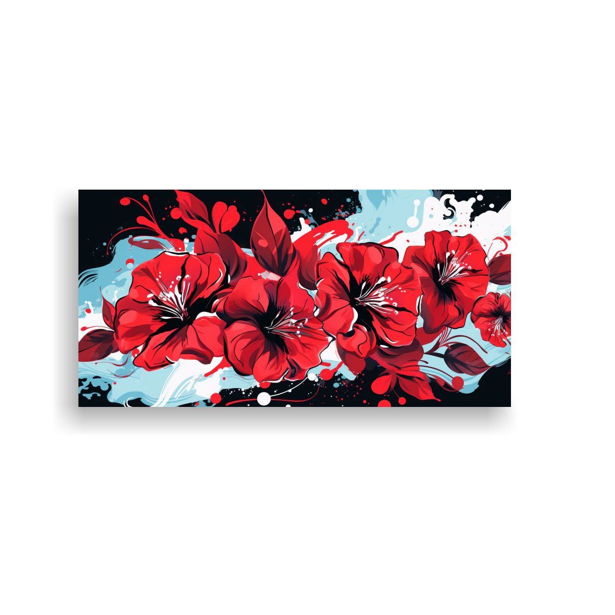 GENERICO - Lienzo Tela Moderno Estilo Neonoir Atmósfera 60x30 Cm