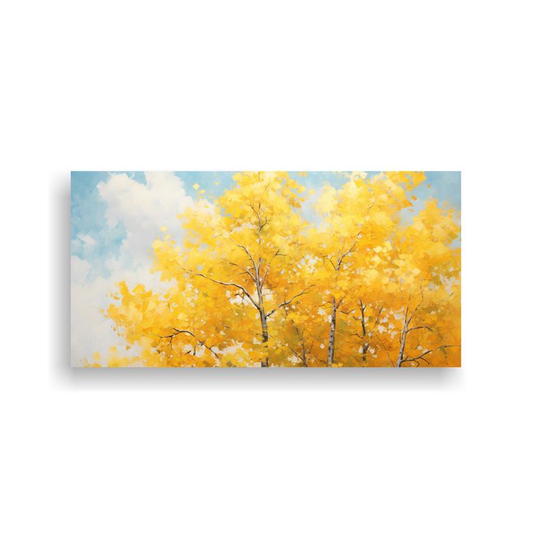 GENERICO - Pintura Abstracta De Belleza Natural Árbol De 100x50 Cm